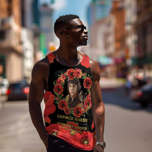 George Hardy Tuskegee Red Tail Pilots Men Tank Top Legacy of Courage - African Pride