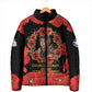 George Hardy Tuskegee Memorial Padded Jacket Red Tail Pilots Legacy of Courage