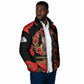 George Hardy Tuskegee Memorial Padded Jacket Red Tail Pilots Legacy of Courage