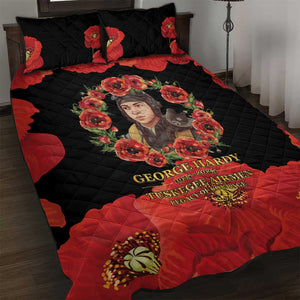 George Hardy Tuskegee Red Tail Pilots Quilt Bed Set Legacy of Courage - African Pride