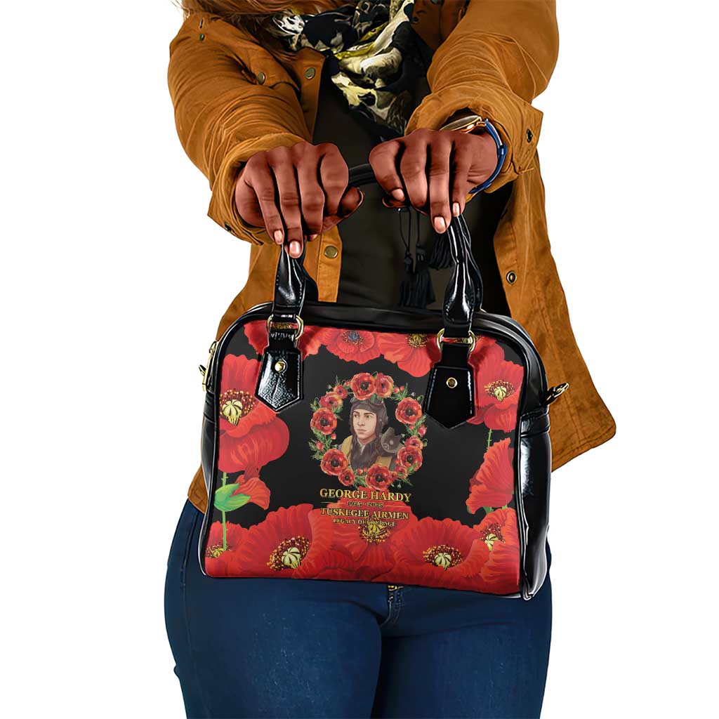 George Hardy Tuskegee Red Tail Pilots Shoulder Handbag Legacy of Courage - African Pride