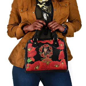 George Hardy Tuskegee Red Tail Pilots Shoulder Handbag Legacy of Courage - African Pride