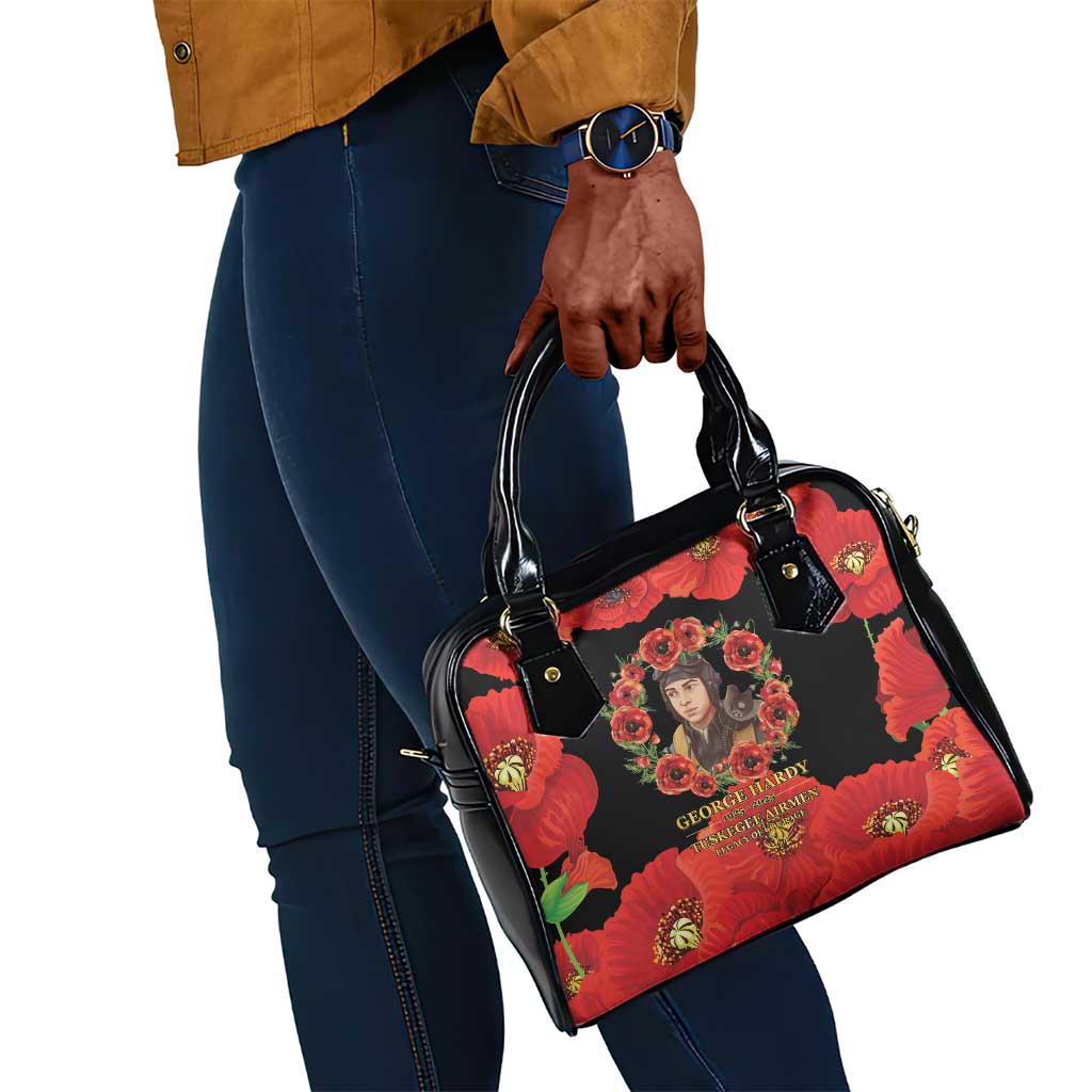 George Hardy Tuskegee Red Tail Pilots Shoulder Handbag Legacy of Courage - African Pride