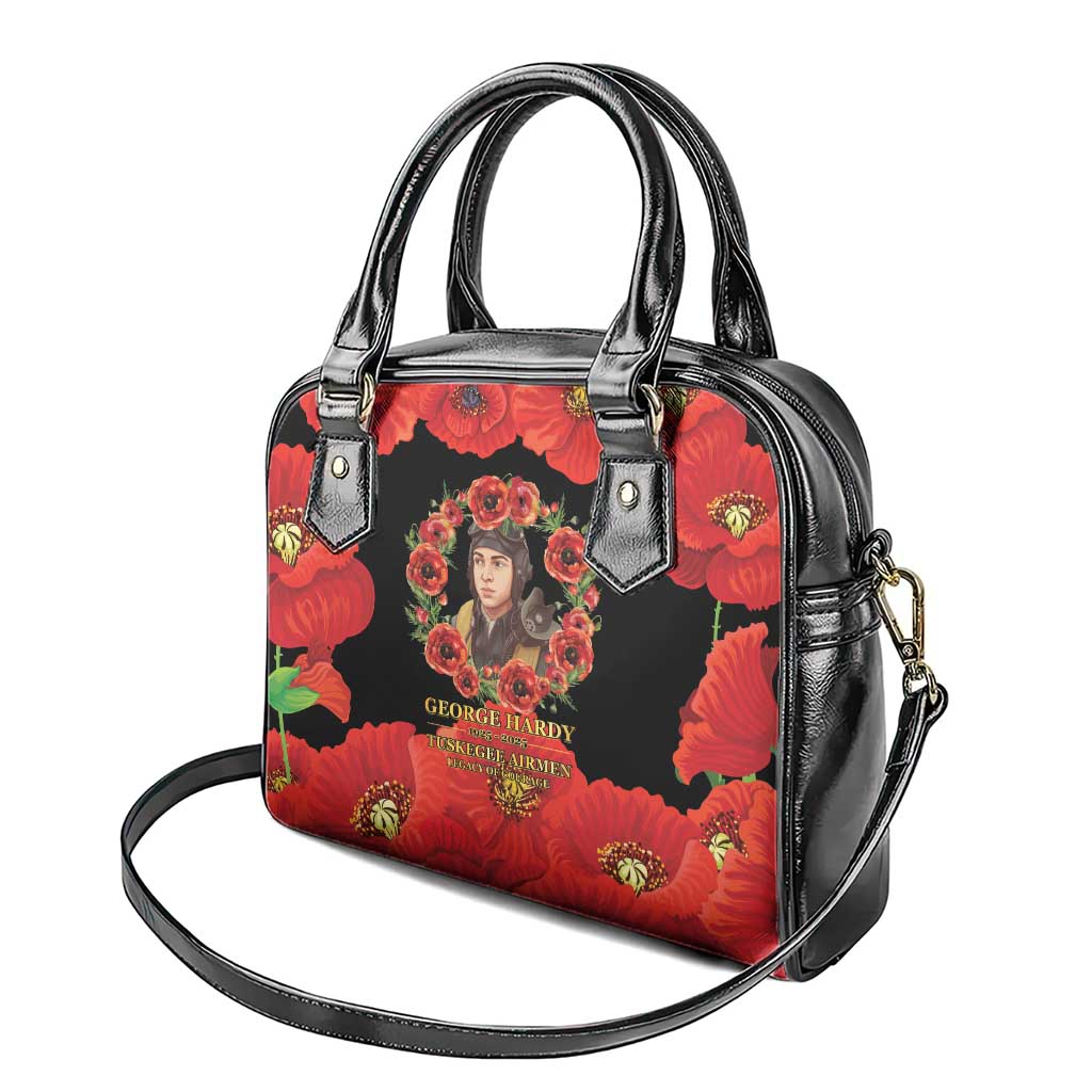George Hardy Tuskegee Red Tail Pilots Shoulder Handbag Legacy of Courage - African Pride