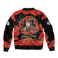 George Hardy Tuskegee Red Tail Pilots Sleeve Zip Bomber Jacket Legacy of Courage - African Pride