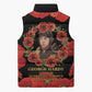 George Hardy Tuskegee Memorial Sleeveless Puffer Jacket Red Tail Pilots Legacy of Courage