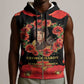 George Hardy Tuskegee Red Tail Pilots Sleeveless Zip Hoodie Legacy of Courage - African Pride
