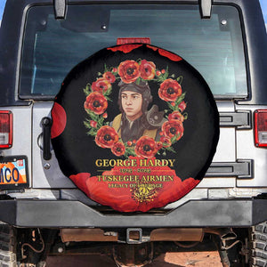 George Hardy Tuskegee Red Tail Pilots Spare Tire Cover Legacy of Courage - African Pride