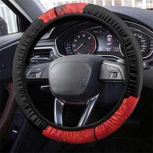 George Hardy Tuskegee Red Tail Pilots Steering Wheel Cover Legacy of Courage - African Pride