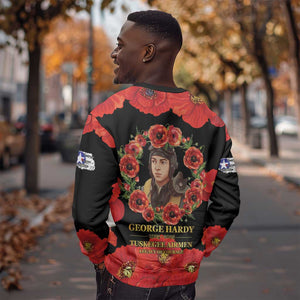 George Hardy Tuskegee Red Tail Pilots Sweatshirt Legacy of Courage - African Pride