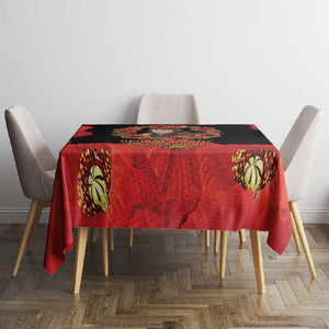 George Hardy Tuskegee Red Tail Pilots Tablecloth Legacy of Courage - African Pride