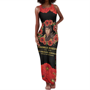 George Hardy Tuskegee Red Tail Pilots Tank Maxi Dress Legacy of Courage - African Pride