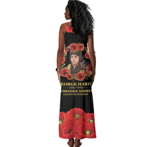 George Hardy Tuskegee Red Tail Pilots Tank Maxi Dress Legacy of Courage - African Pride