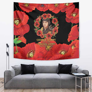 George Hardy Tuskegee Red Tail Pilots Tapestry Legacy of Courage - African Pride