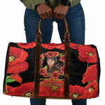 George Hardy Tuskegee Memorial Travel Bag Red Tail Pilots Legacy of Courage