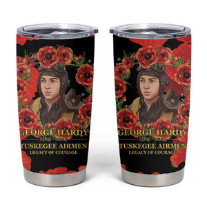 George Hardy Tuskegee Red Tail Pilots Tumbler Cup Legacy of Courage - African Pride