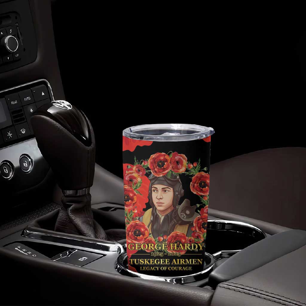 George Hardy Tuskegee Red Tail Pilots Tumbler Cup Legacy of Courage - African Pride