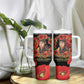 George Hardy Tuskegee Red Tail Pilots Tumbler With Handle Legacy of Courage - African Pride
