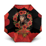George Hardy Tuskegee Memorial Umbrella Red Tail Pilots Legacy of Courage