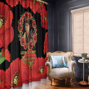 George Hardy Tuskegee Red Tail Pilots Window Curtain Legacy of Courage - African Pride