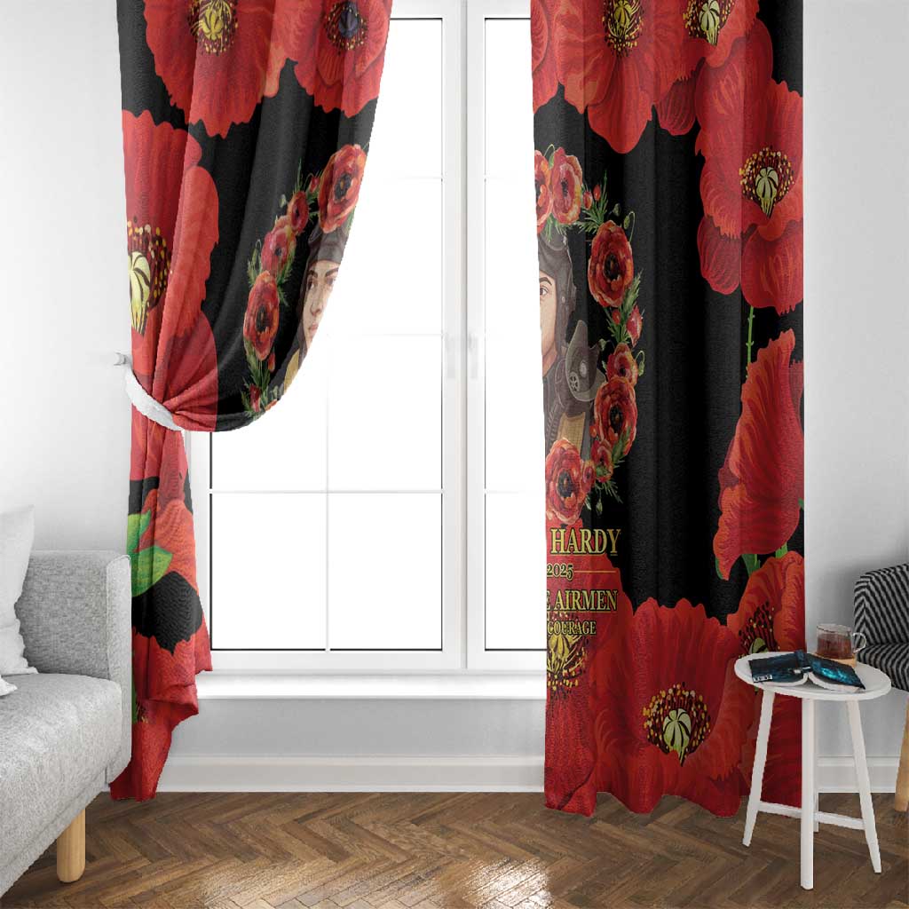 George Hardy Tuskegee Red Tail Pilots Window Curtain Legacy of Courage - African Pride