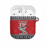 Tuskegee Red Tails Airmen Christmas AirPods Case P-51 Mustang 332nd Fighter Group