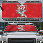 Tuskegee Red Tails Airmen Christmas Auto Sun Shade P-51 Mustang 332nd Fighter Group