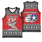 Afro Christmas Tuskegee Red Tails Airmen Basketball Jersey Merry Christmas - African Pride