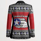 Tuskegee Red Tails Airmen Christmas Blazer P-51 Mustang 332nd Fighter Group