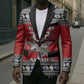 Tuskegee Red Tails Airmen Christmas Blazer P-51 Mustang 332nd Fighter Group