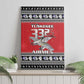 Afro Christmas Tuskegee Red Tails Airmen Canvas Wall Art Merry Christmas - African Pride