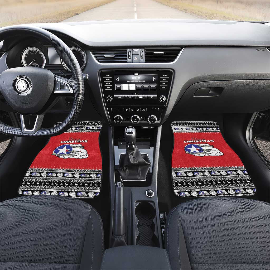 Afro Christmas Tuskegee Red Tails Airmen Car Mats Merry Christmas - African Pride