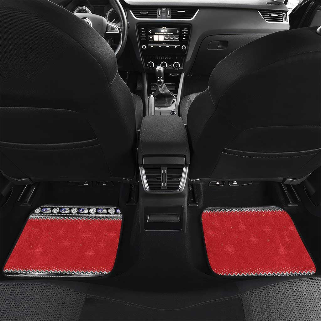 Afro Christmas Tuskegee Red Tails Airmen Car Mats Merry Christmas - African Pride
