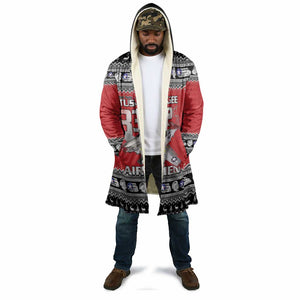 Tuskegee Red Tails Airmen Christmas Cloak P-51 Mustang 332nd Fighter Group