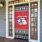 Tuskegee Red Tails Airmen Christmas Door Cover P-51 Mustang 332nd Fighter Group