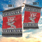 Afro Christmas Tuskegee Red Tails Airmen Garden Flag Merry Christmas - African Pride