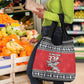 Afro Christmas Tuskegee Red Tails Airmen Grocery Bag Merry Christmas - African Pride