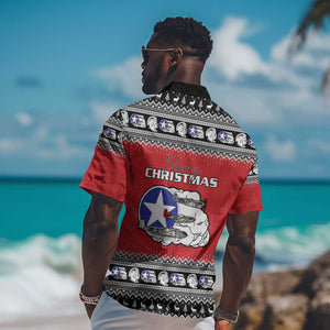 Afro Christmas Tuskegee Red Tails Airmen Hawaiian Shirt Merry Christmas - African Pride