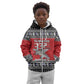 Afro Christmas Tuskegee Red Tails Airmen Kid Hoodie Merry Christmas - African Pride