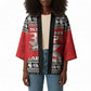 Tuskegee Red Tails Airmen Christmas Kimono P-51 Mustang 332nd Fighter Group