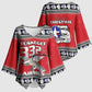 Tuskegee Red Tails Airmen Christmas Kimono Sleeve Blouse P-51 Mustang 332nd Fighter Group
