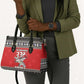 Tuskegee Red Tails Airmen Christmas Leather Bag P-51 Mustang 332nd Fighter Group