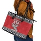 Afro Christmas Tuskegee Red Tails Airmen Leather Tote Bag Merry Christmas - African Pride