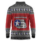 Afro Christmas Tuskegee Red Tails Airmen Long Sleeve Polo Shirt Merry Christmas - African Pride
