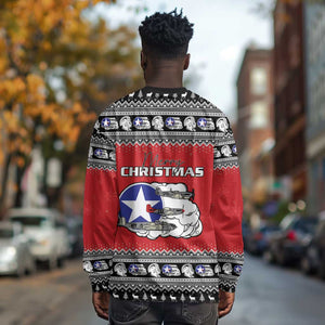 Afro Christmas Tuskegee Red Tails Airmen Long Sleeve Shirt Merry Christmas - African Pride