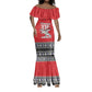 Afro Christmas Tuskegee Red Tails Airmen Mermaid Dress Merry Christmas - African Pride