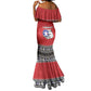 Afro Christmas Tuskegee Red Tails Airmen Mermaid Dress Merry Christmas - African Pride