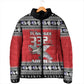Tuskegee Red Tails Airmen Christmas Padded Jacket P-51 Mustang 332nd Fighter Group