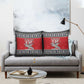 Tuskegee Red Tails Airmen Christmas Pillow Cover P-51 Mustang 332nd Fighter Group
