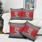Tuskegee Red Tails Airmen Christmas Pillow Cover P-51 Mustang 332nd Fighter Group
